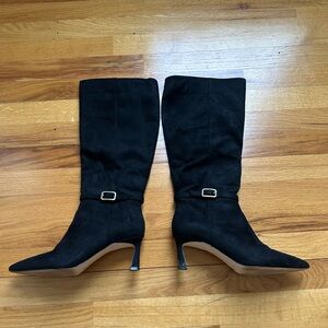 Kelly and katie black suede boots